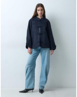Object Giacca Stile Coreano - Blu