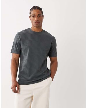 Threadbare T-shirt décontracté à col ras - Gris
