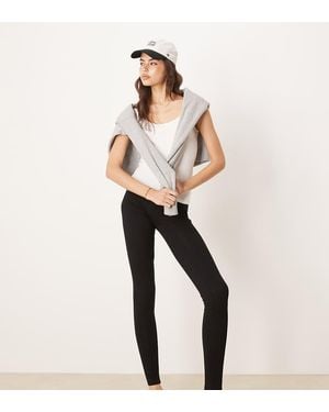 ASOS Leggings Negros De Asos Design Tall - Rojo