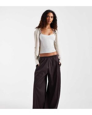 Vero Moda Pantaloni Balloon Ampi - Bianco