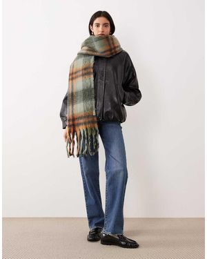 Dickies Sciarpa Oversize Chiaro E Arancione - Verde