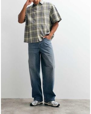 ASOS Jeans Ampi Lavaggio Medio - Blu