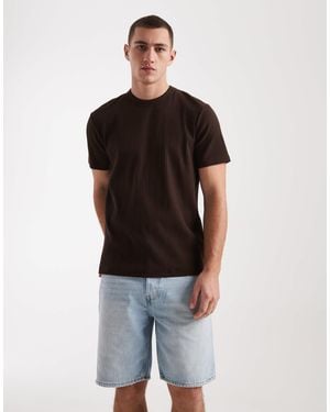 Only & Sons Edge Straight Fit Denim Shorts - Black