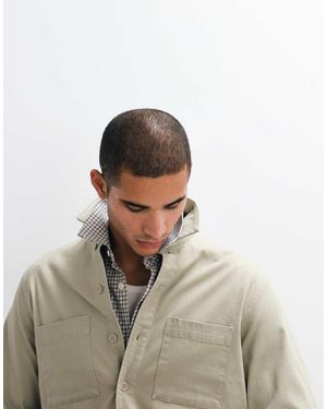 Blend Camicia Squadrata - Neutro