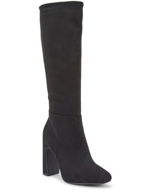 SEQWL Knee High Boots Block Heel Comfortable Casual Shoes - Black