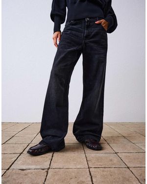 Bershka Jean baggy - Bleu