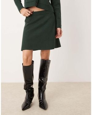 Nobody's Child Knitted Mini Skirt - Green