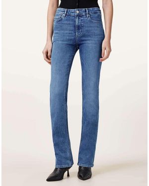 AllSaints Vaqueros Azules De Corte Bootcut Slim Haldan De