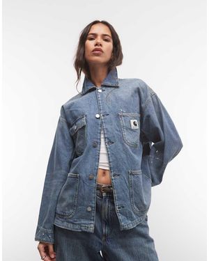 Carhartt Og Michigan Coat En Denim - Azul