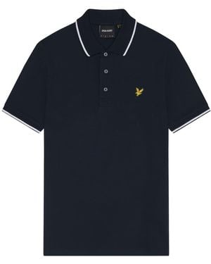 Lyle & Scott Tipped Polo Shirt - Blue