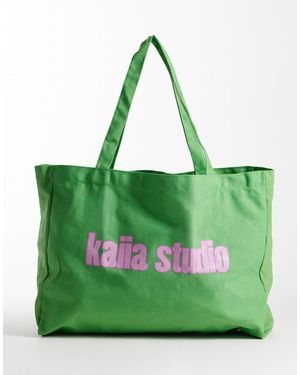 Kaiia Studio – canvas-tragetasche - Grün