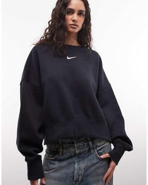 Nike Phoenix Fleece Over-oversized Sweatshirt - Blue