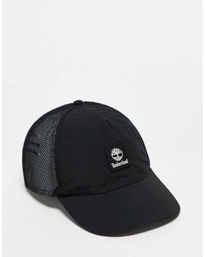 Timberland Gorra De Camionero Negra Con Diseño Estructurado Flexible De - Negro