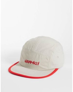 Gramicci Nylon Logo Cap With Contrast Trim - Natural