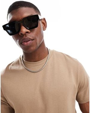 Jack & Jones Square Sunglasses - Brown