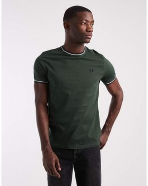 Fred Perry Twin Tipped T-Shirt - Green
