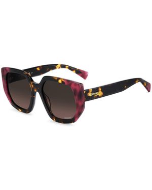 Missoni Sunglasses – eckige oversize-sonnenbrille - Braun