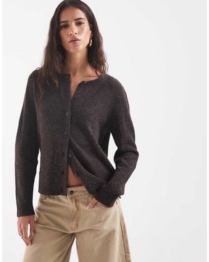 ONLY O-neck Knit Cardigan - Black