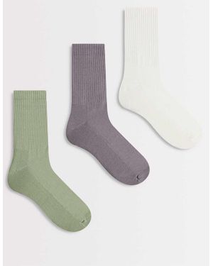 ASOS 3 Pack Sports Socks - White