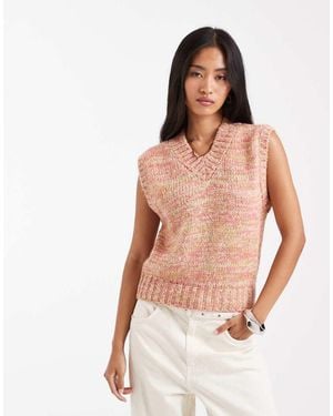 ASOS V Neck Knitted Tank - Multicolour