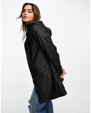 ONLY Lined Rain Coat - Black