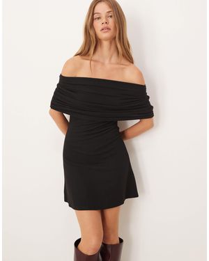 ASOS – superweiches minikleid - Schwarz