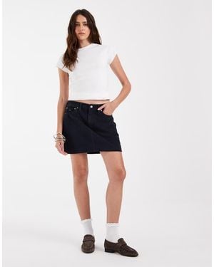 Tommy Hilfiger Utility Corduroy Mini Skirt - Blue