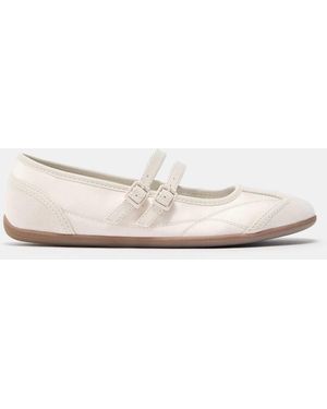 Pull&Bear – sport-ballerinas - Natur