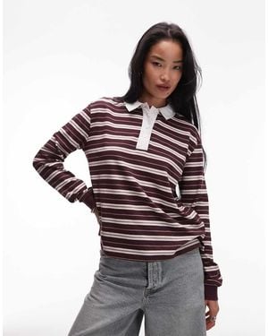ASOS Oversized Rugby Shirt - Red