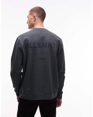 AllSaints Future Crew Neck Sweatshirt - Blue