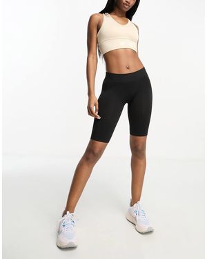 Pieces Seamless legging Shorts - Black