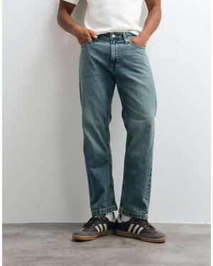 Jack & Jones Vaqueros Chris Rectos En Azul Lavado