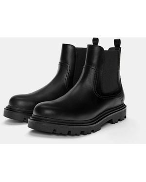 Pull&Bear Bottines chelsea - Noir