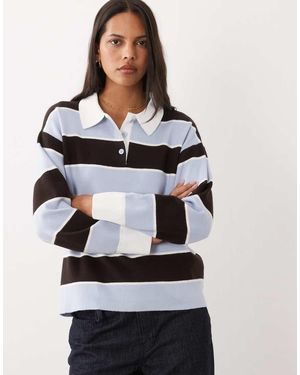 Mango Rugbytop - Blauw