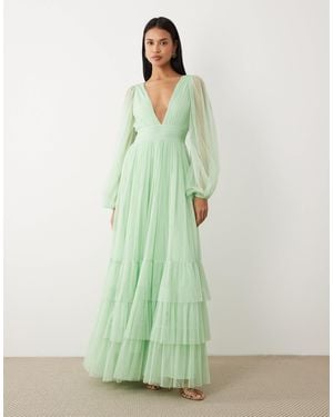 Designer Green Long Sleeve Smock Dresses for Women - Up to 76% off | Lyst