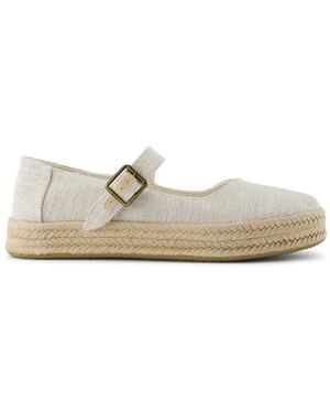 TOMS Carolina Mary Jane Shoe - White