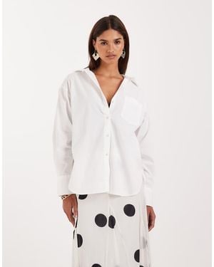 JJXX Jamie Oversized Poplin Shirt - Red