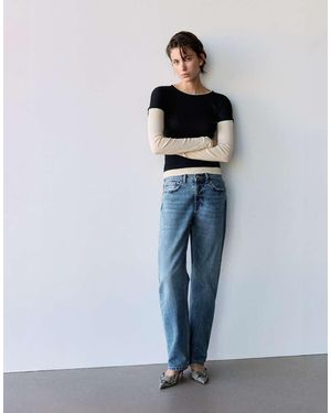 Pull&Bear Straight-leg Jeans - Blue