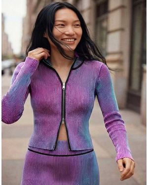 Desigual – strickjacke - Lila