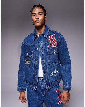 ICECREAM Mascot Denim Co-ord Trucker Jacket - Blue