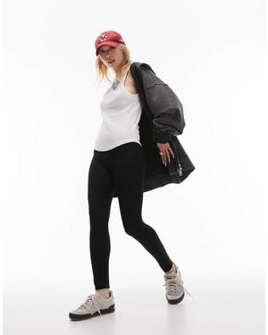 Topshop Unique High Waisted legging - Black