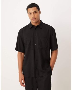 ASOS Camicia Comoda Nera - Nero