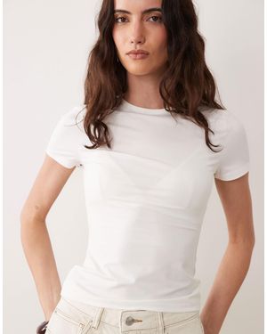 New Look Polyamide Tee - White