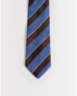 ASOS Stripe Rugby Tie - Blue