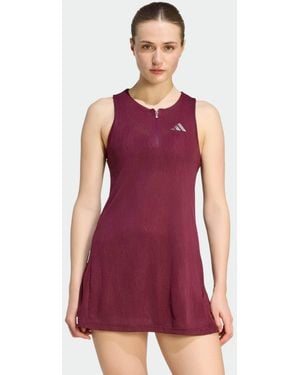 adidas Originals Tennis climacool - robe en dentelle - bordeaux - Violet