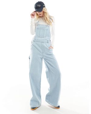 Stradivarius Denim Jumpsuit - Blue