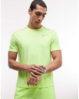 Nike Miler Dri-fit Uv-protection T-shirt - Green