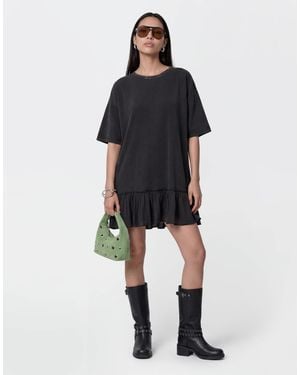 Noisy May – t-shirt-kleid - Schwarz