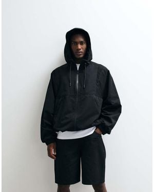 ASOS Stormmaxtm Water Resistant Hooded Track Jacket - Blue