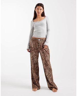 Cotton On Sleep Flannel Trousers - White